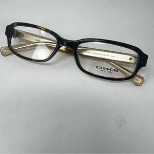 Coach frames HC6083 glasses Dark Tortoise/Crystal Lt Brown new.